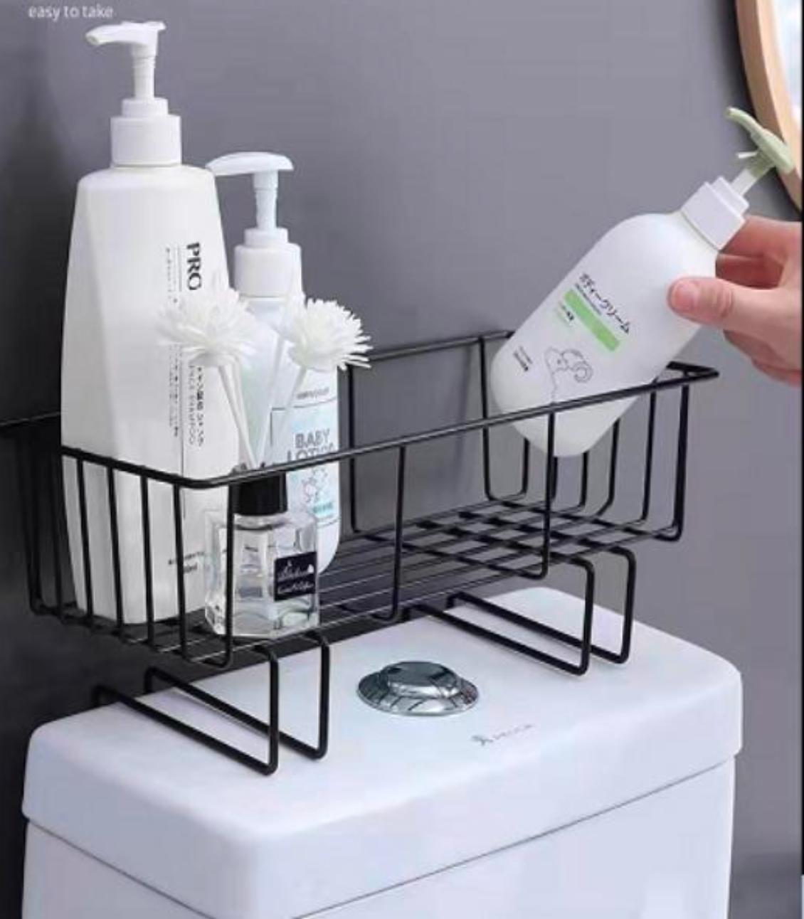 Toilet shelf