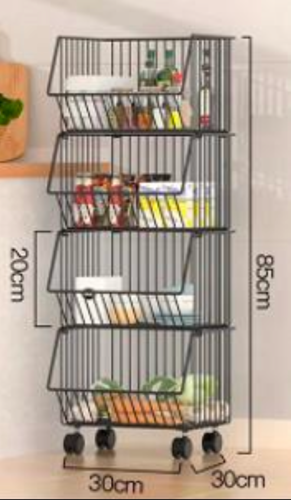 Kitchen Rack Small five-layer and four layer basket