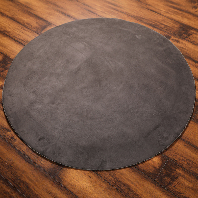 Faux Fur Rabbit Round  Area Rug 120x120