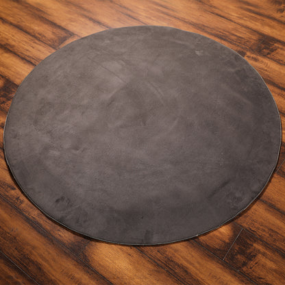 Faux Fur Rabbit Round  Area Rug 120x120