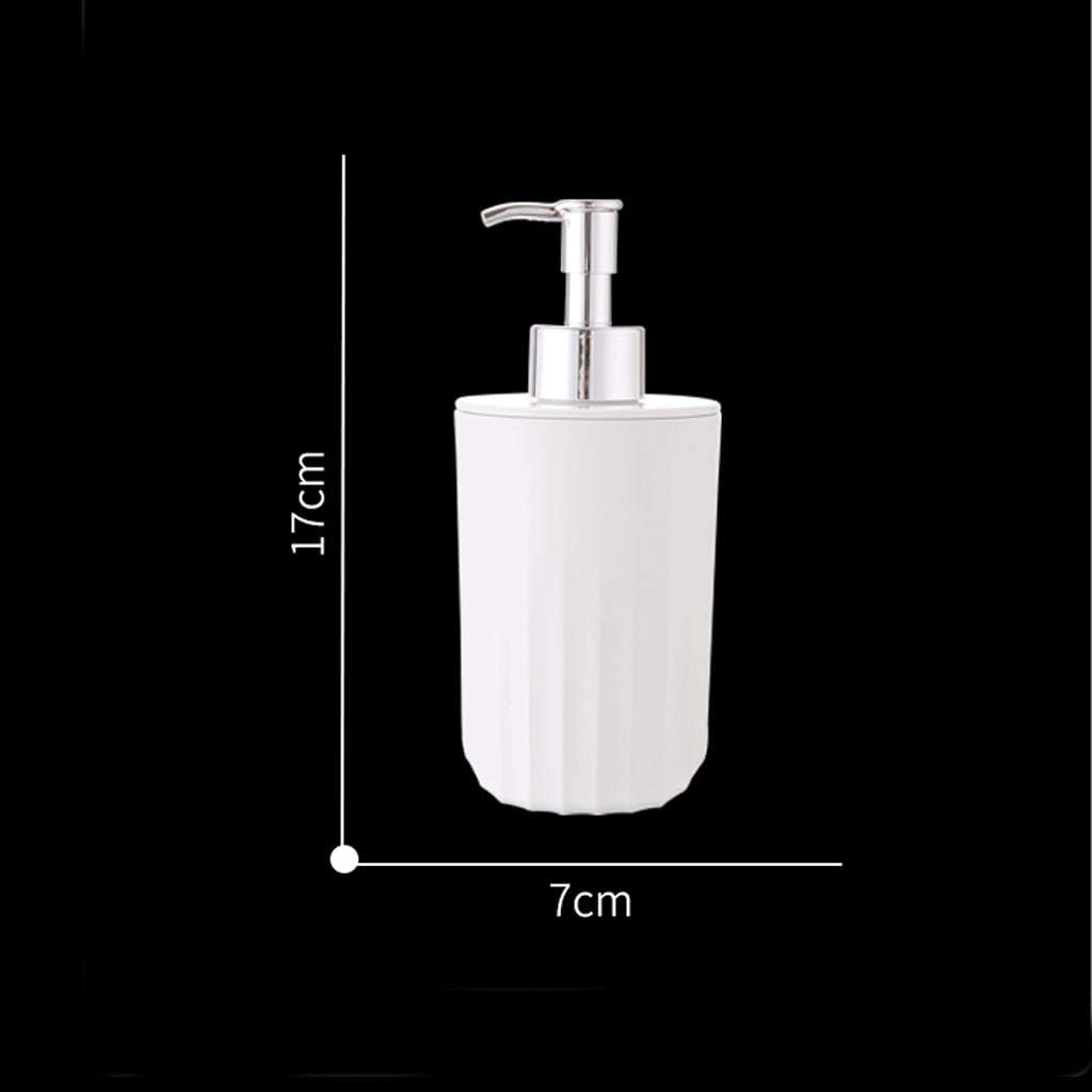 H.T.D Wave Pattern Soap Dispenser, Modern Farmhouse, BPA Free Plastic Press Bottles, Essential Oils And Lotions