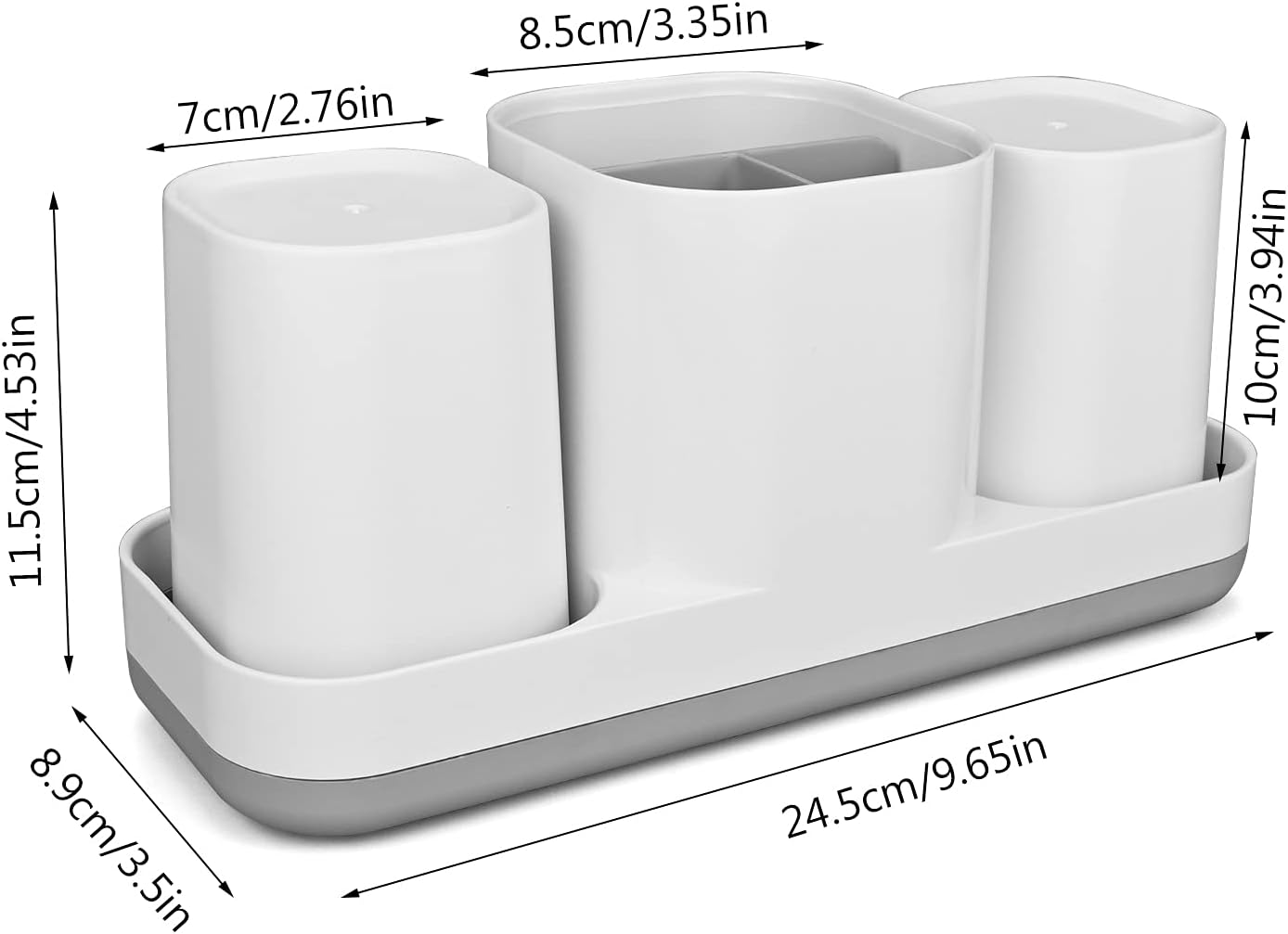 H.T.D TOOTHBRUSH HOLDER AND GARGLE CUP SET