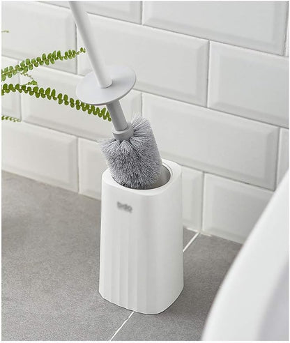 Toilet Brush, No Deep Ends, Cleaning Brush for Toilets, Wall Painting, Household, Bathroom, Toilet Brush with Holder, Toilet Brushes and Holder