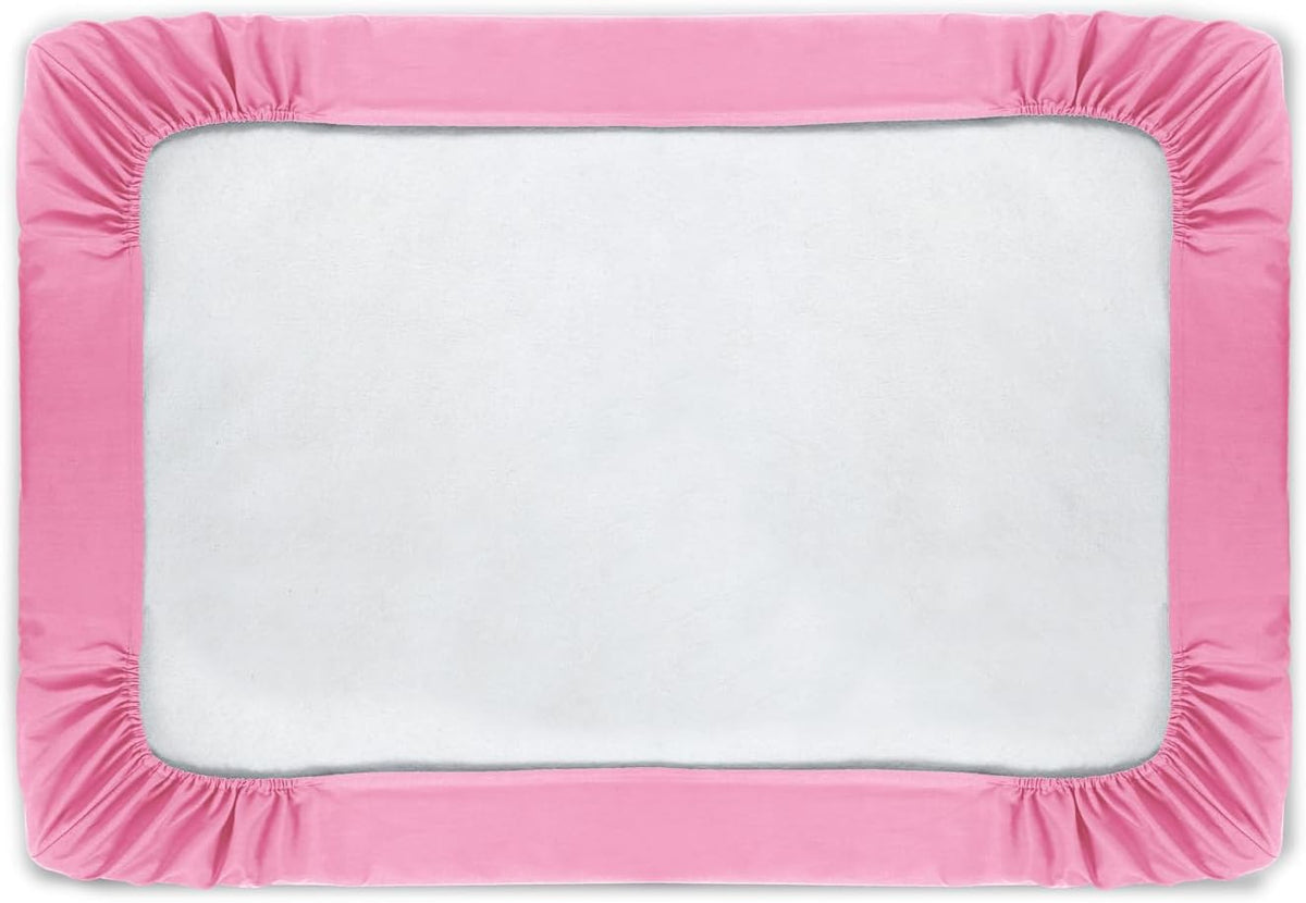 Fitted Bed Sheet Poly Cotton Percale Easy Care Plain Dyed Bed Sheet