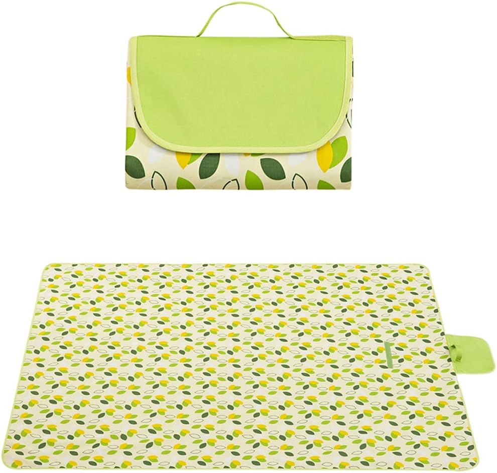 Picnic travel Blanket With Waterproof Backing, 200 x 200 cm Picnic Mat Foldable