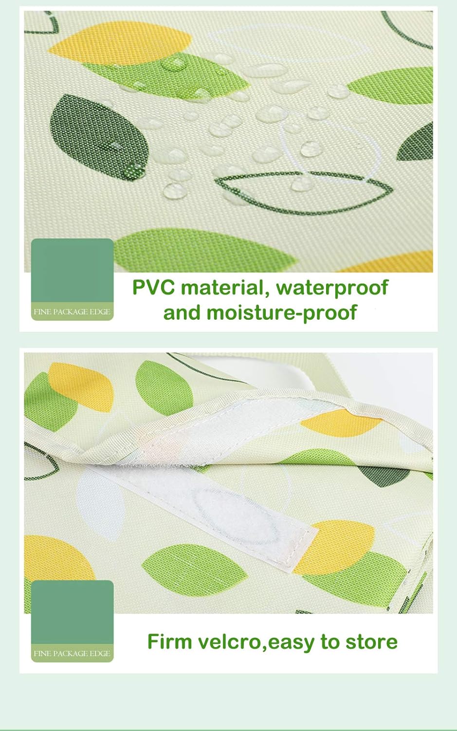 Picnic travel Blanket With Waterproof Backing, 200 x 200 cm Picnic Mat Foldable