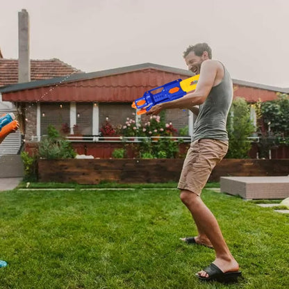 Water Guns for Summer, Long Range Pump Toys, Colourful Plastic, Water Super Gun, Easy to Use, Sturdy and Durable, Lightweight and Portable, Assorted Colour ,water pump gun for kids  -2823-31B+31A