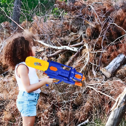 Water Guns for Summer, Long Range Pump Toys, Colourful Plastic, Water Super Gun, Easy to Use, Sturdy and Durable, Lightweight and Portable, Assorted Colour ,water pump gun for kids  -2823-31B+31A