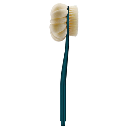 Bath Shower Brush ,Body Brush Back Scrubber Long Handle Bath Shower Brush with Loofah Exfoliation &amp; Improved Skin Perfect for Men Women