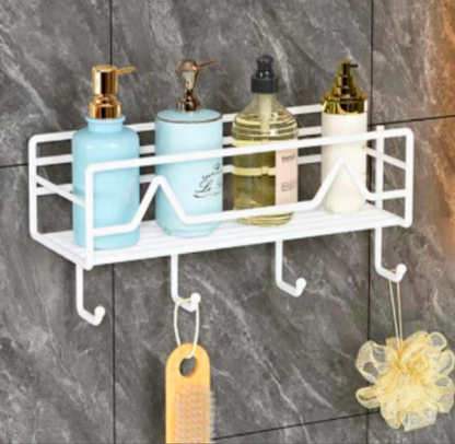 Shower Caddy Shower Shelves, Adhesive Shower Organizer Hanging No Drilling