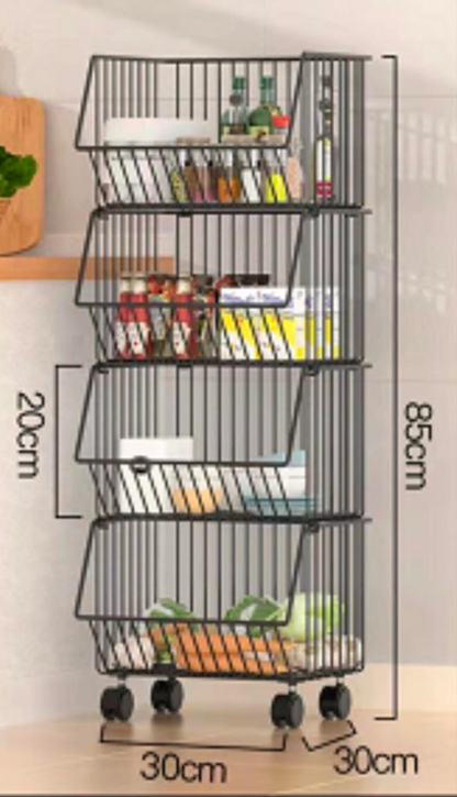 Kitchen Rack Small five-layer and four layer  basket