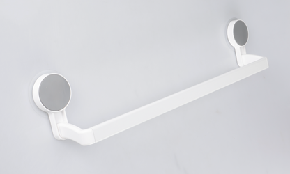 Wall Mounted Towel Rack Single Bar Washcloth Holder Household Hotel Kitchen Shower Towels Punch Free Suction Cup Shelf,Traceless sticker single pole towel rack.