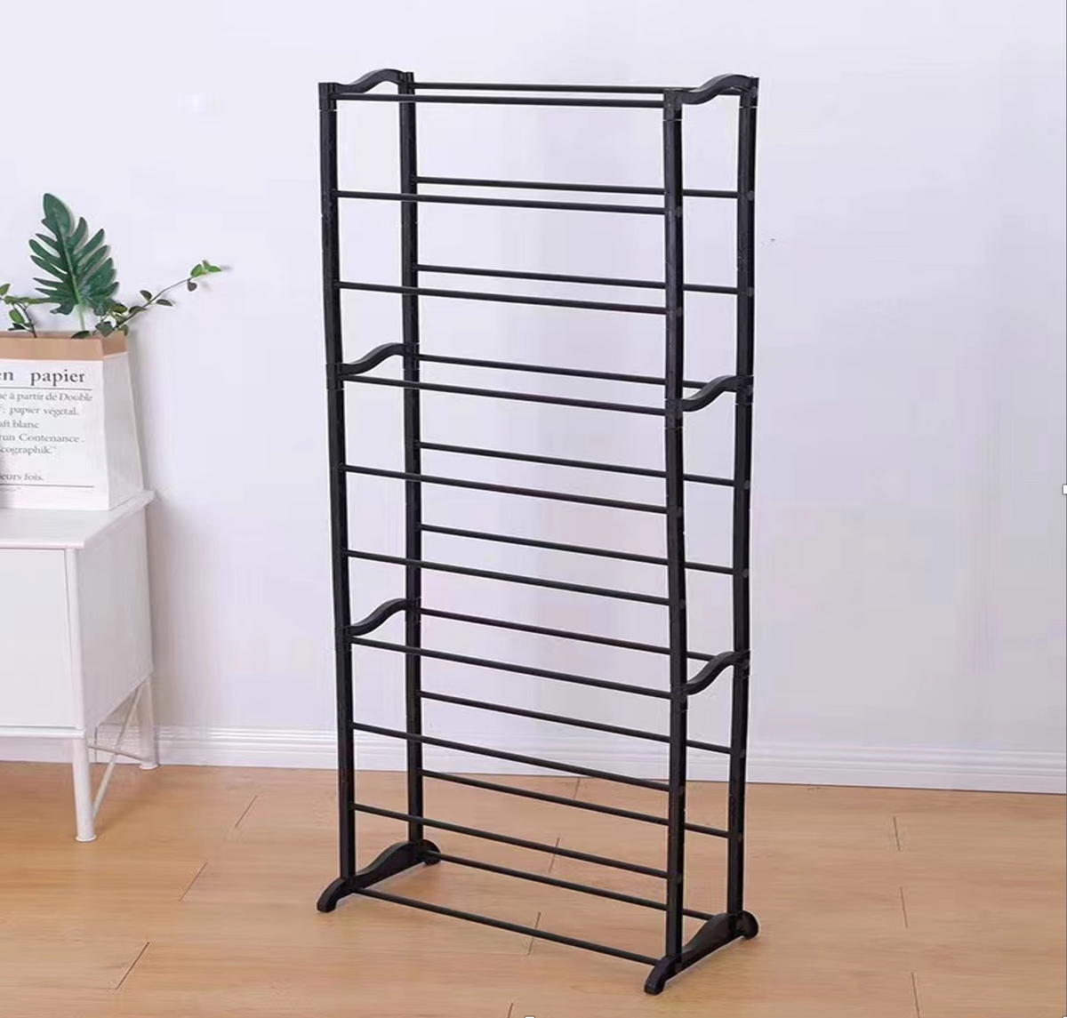10-Tier Shoe Rack, Shoe Stand, 30 Pair Shoe Rack - Shoe Shelf Organizer