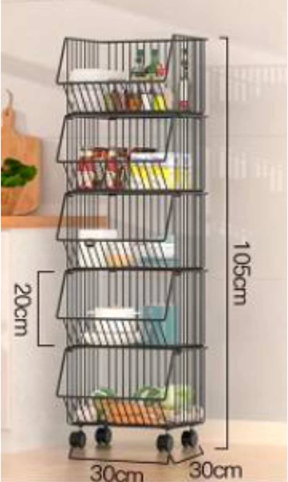 Kitchen Rack Small five-layer and four layer  basket