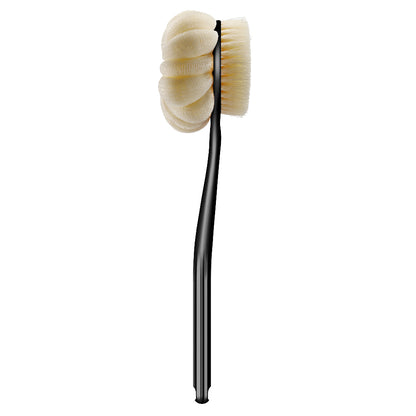 Bath Shower Brush ,Body Brush Back Scrubber Long Handle Bath Shower Brush with Loofah Exfoliation &amp; Improved Skin Perfect for Men Women