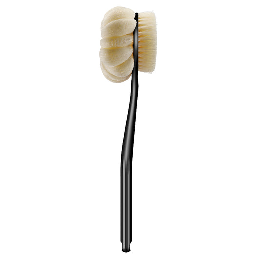 Bath Shower Brush ,Body Brush Back Scrubber Long Handle Bath Shower Brush with Loofah Exfoliation &amp; Improved Skin Perfect for Men Women